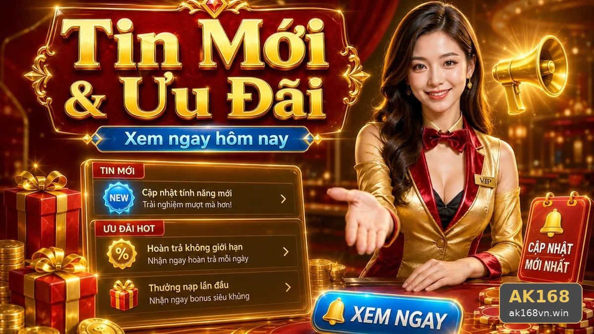 Đọc Chi Tiết Giao Diện Khuyến Mãi AK168 Tại ak168vn.win: Góc Kiểm Chứng Theo Tên Miền Qua Cuộc Kiểm Tra Ưu Đãi Và Điều Kiện Nhận Thưởng